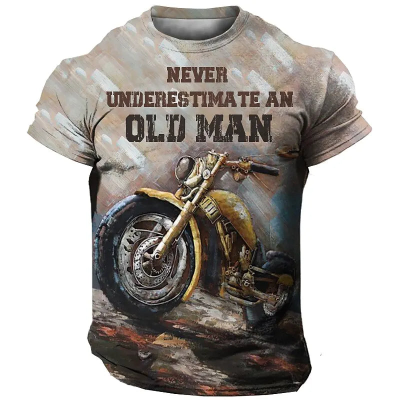 Vintage American Biker Breathable Tees