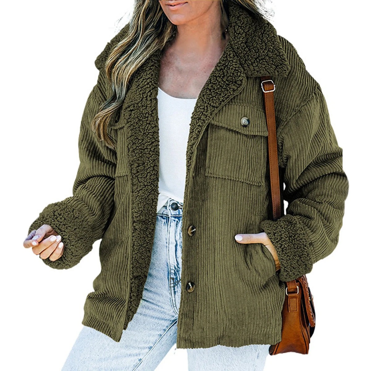 Winter Thickened Women's Casual Jackets Outfits  for Work Office