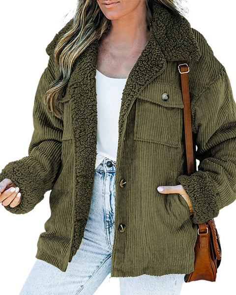 Winter Thickened Women's Casual Jackets Outfits  for Work Office