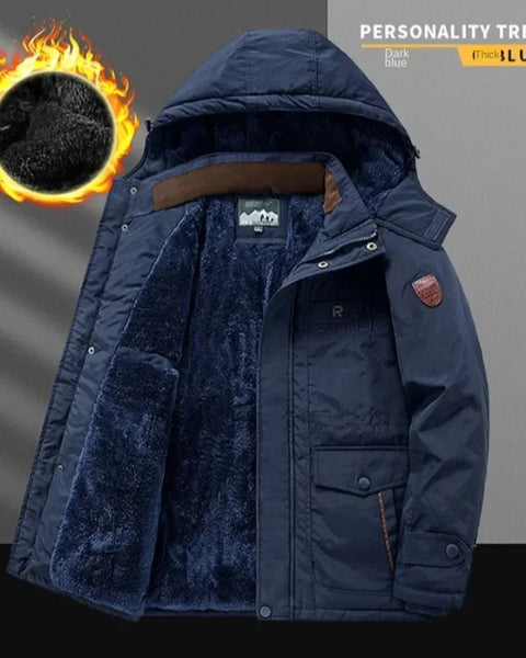 Leisure Winter Men's Windbreak Hooded Jackets