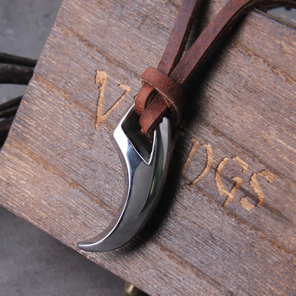 Wolf Fang Tooth Spike Pendant