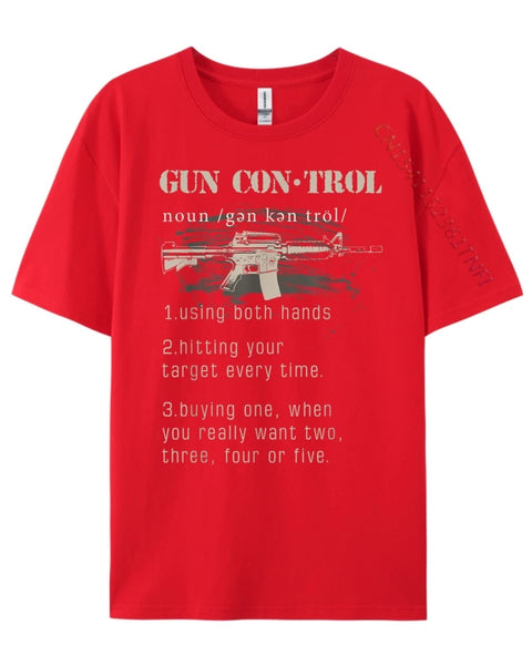 2nd Amendment Funny Gun Control T-shirts for Men