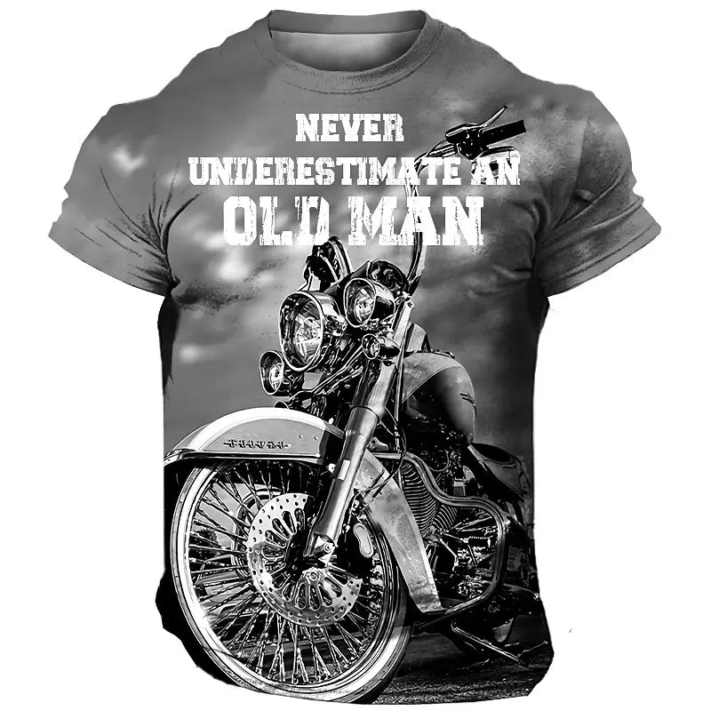 Vintage American Biker Breathable Tees