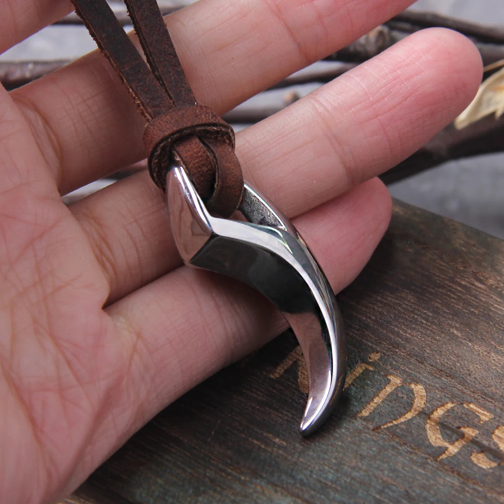 Wolf Fang Tooth Spike Pendant