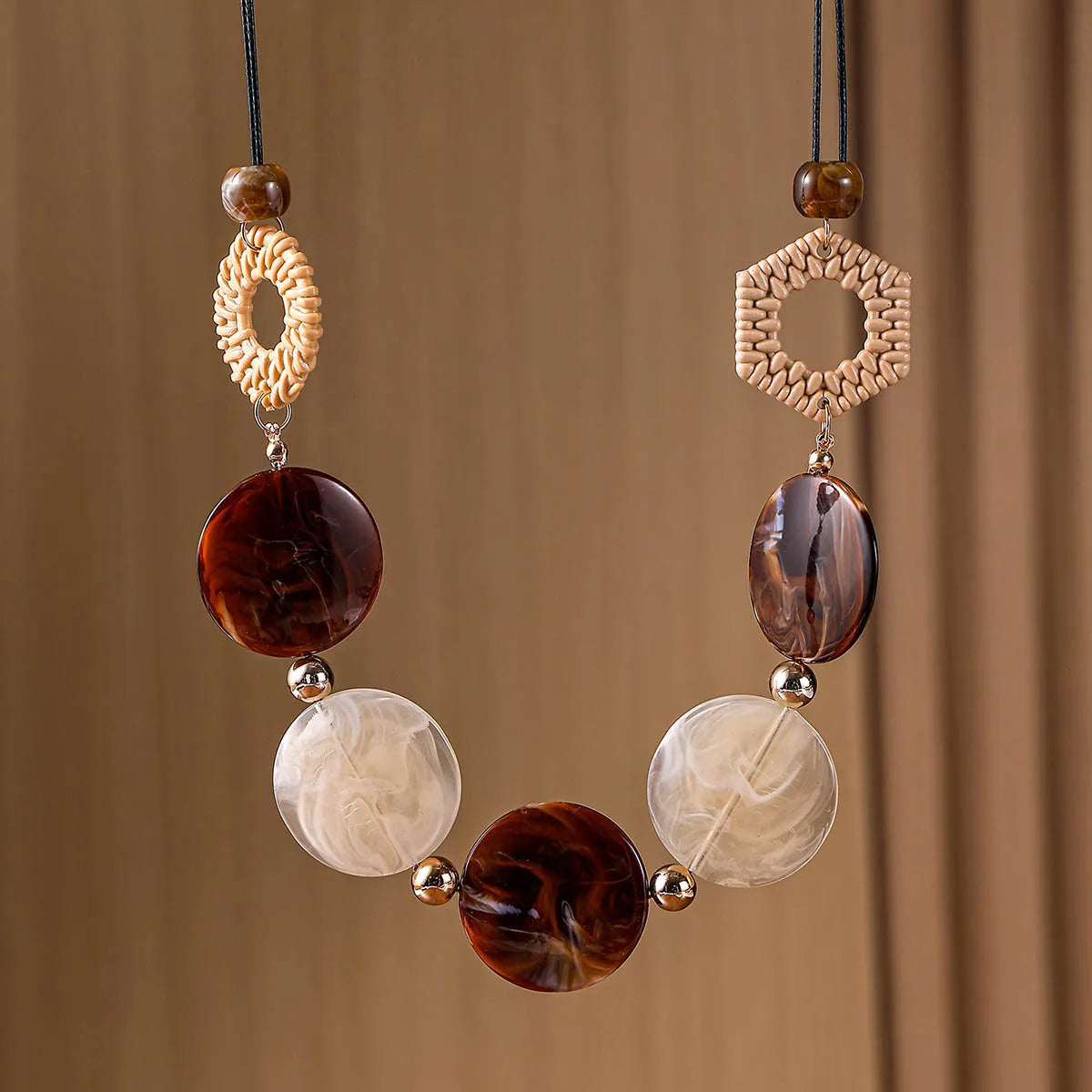 Vintage Acrylic  Handmade Pendants Necklaces