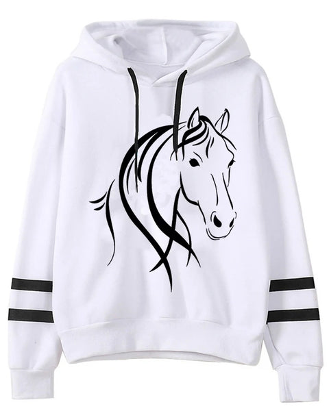 Women’s Clothing Horse Hoodies High Street wear