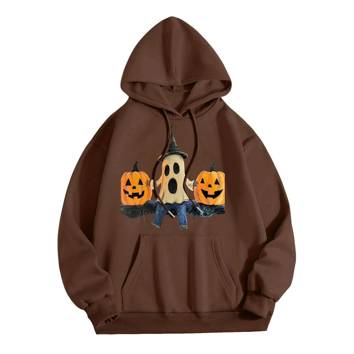 Loose Fit Hoodie Sweatshirt Pumpkin Halloween Men's Fashion Casual Comfortable Streetwear Style China Made Clothing