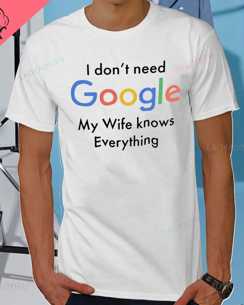 I DON'T NEED GOOGLE MY WIFE KNOWS EVERYTHING