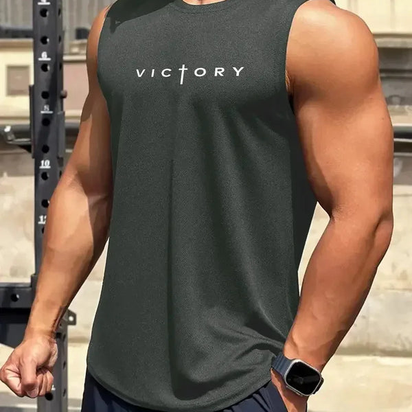 Outdoor Badminton Tennis Sports Men's Tank Tops Street Sleeveless Shirts Summer Casual Run Fitness Vest Fashion Gym T-shirts Man