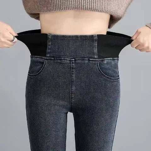 Vintage Skinny   Denim Pants Women's High Waist Jeans