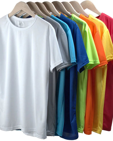 Women's Quick Dry Sports Tops T-shirts Quick Dry Loose Fit Running Walking Tees Fitness GYM Short Sleeve Tshirt Mens Jersey New