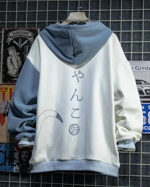 Japanese Style Spring Autumn Men Hoodie