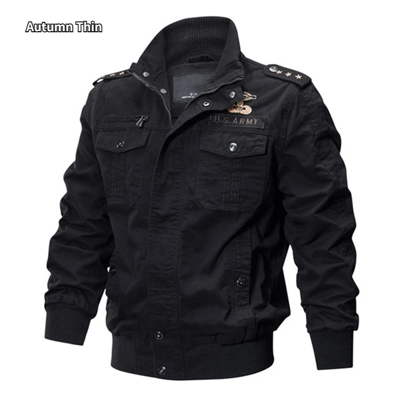 Winter  High Quality  Multi-pocket Cargo Jackets