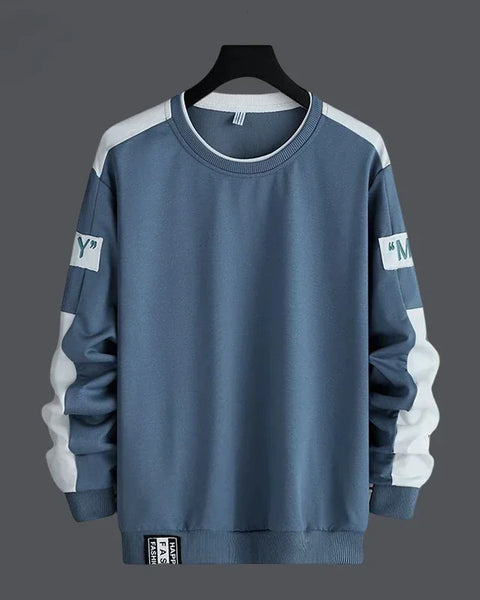 2024 Men Sweatshirt Hoodies Harajuku Hip Hop Streetwear Casual Men's Pullover Hoodie Spring Autumn Patchwork Sweatshirts Mend