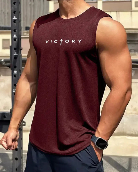 Outdoor Badminton Tennis Sports Men's Tank Tops Street Sleeveless Shirts Summer Casual Run Fitness Vest Fashion Gym T-shirts Man