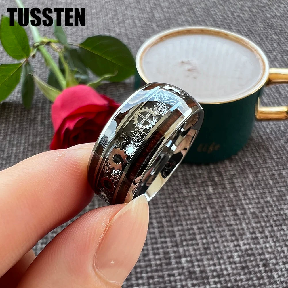 Cool Tungsten Wedding Band