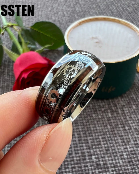 Cool Tungsten Wedding Band