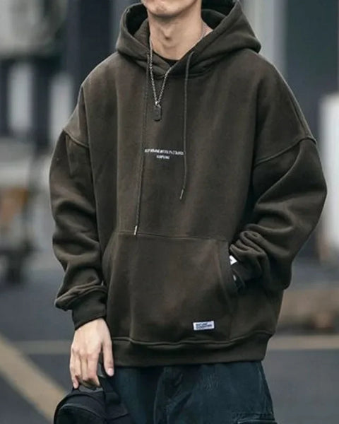 Male Clothes Casual Loose Sweatshirt For Men Hoodies