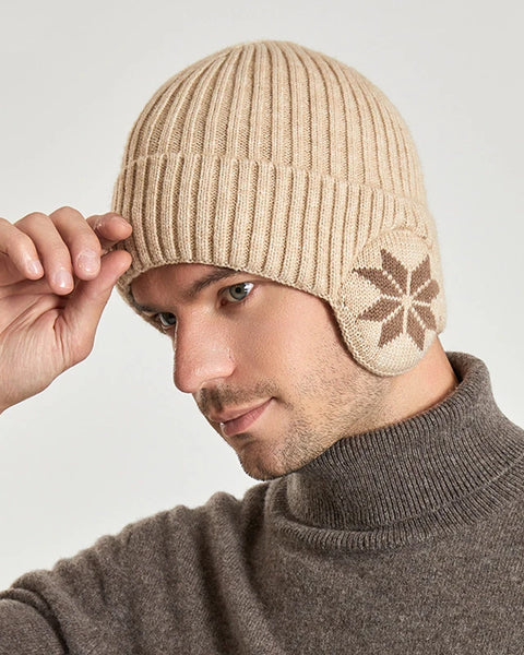 Winter  Warm Knitted Woolen Beanie  Plus Ear Protection