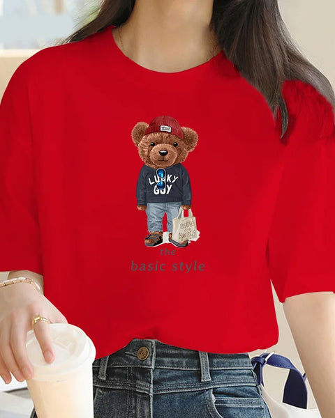 Plus Size T Shirts Summer Luxury Brand Cotton Casual Round Neck Short Sleeve High Quality Woman Tees Tops Fashion Blouse