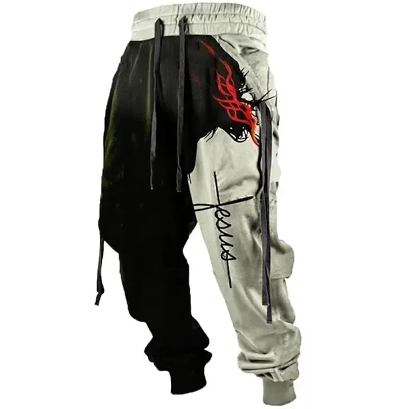 Man Casual Golf Joggers Long Outdoor Hip Hop  Loose pant