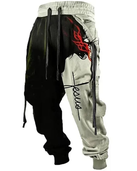 Man Casual Golf Joggers Long Outdoor Hip Hop  Loose pant