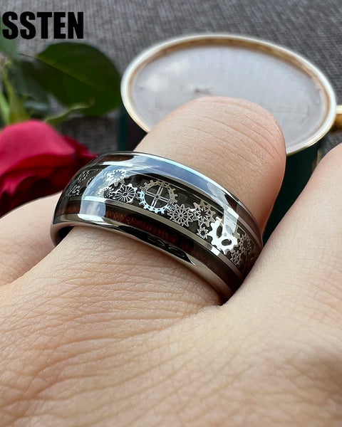 Cool Tungsten Wedding Band