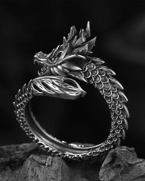 Vintage Retro  Dragon Adjustable Rings