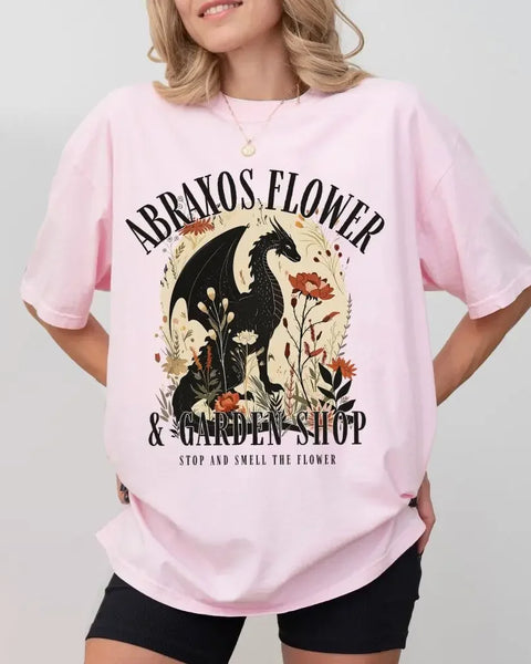 Retro Abraxos Flower Garden Club streetwear Comfort Shirt Oversized Y2K Graphic Tees