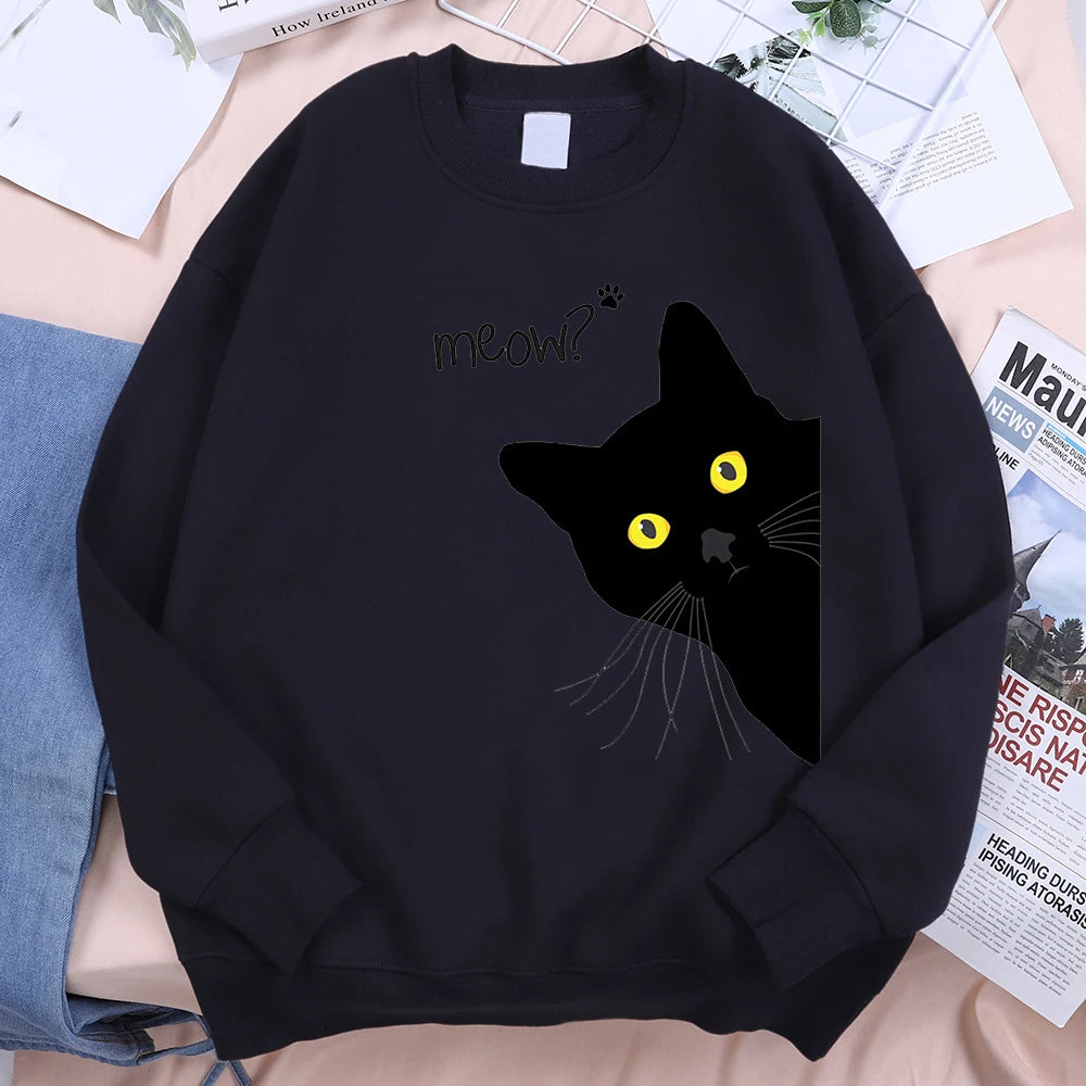 Oversize Sweatshirts O-Neck Clothing Pullover