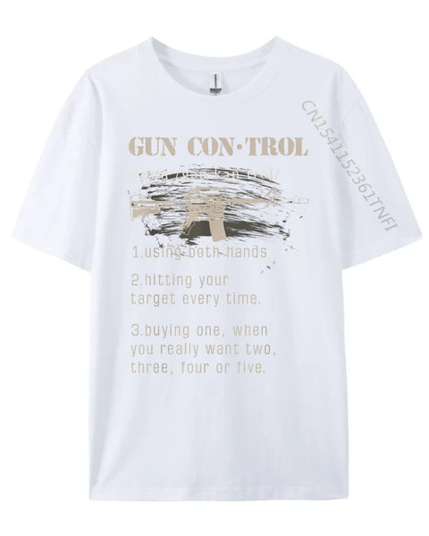 2nd Amendment Funny Gun Control T-shirts for Men