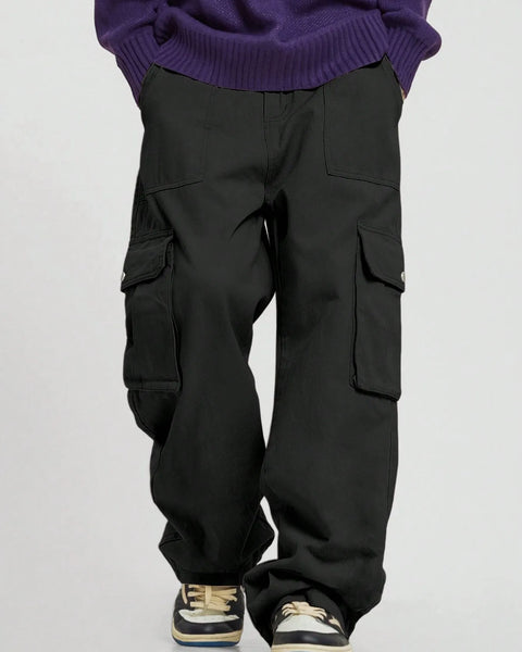 Men's Straight Loose Casual Outdoor  Cargo Pants