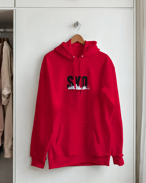 SYD Sydney Skyline Hoodie – Minimal Streetwear for Urban Explorers