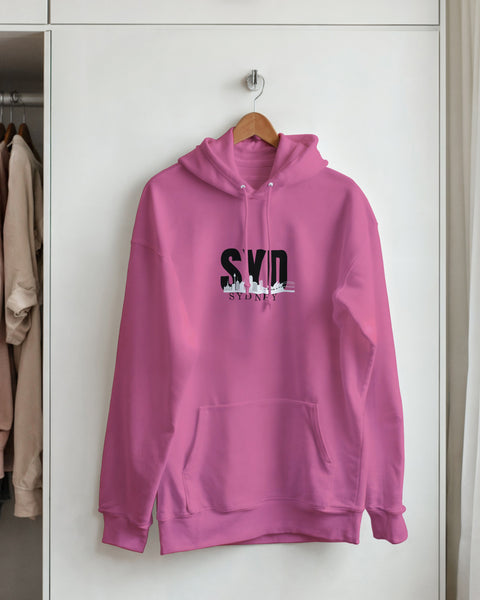SYD Sydney Skyline Hoodie – Minimal Streetwear for Urban Explorers