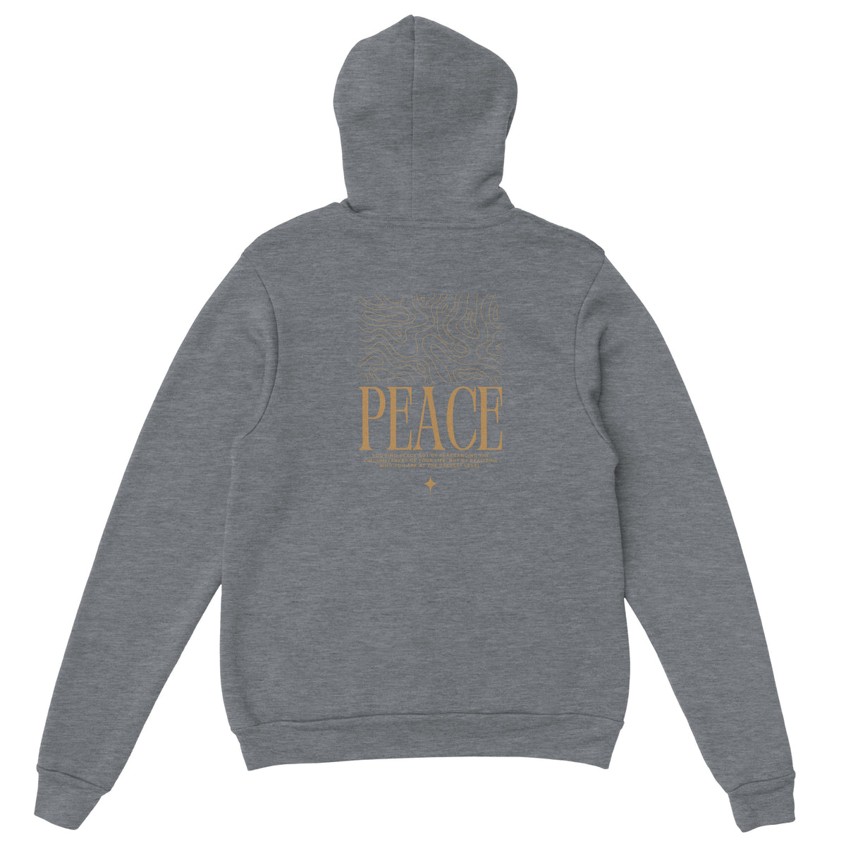 Minimalist Text Hoodie – PFACP Craig Tried Speech Oversized Comfort