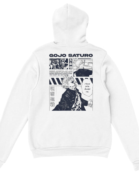 Gojo Satoru Manga Panel Hoodie – Jujutsu Kaisen Anime Streetwear Pullover