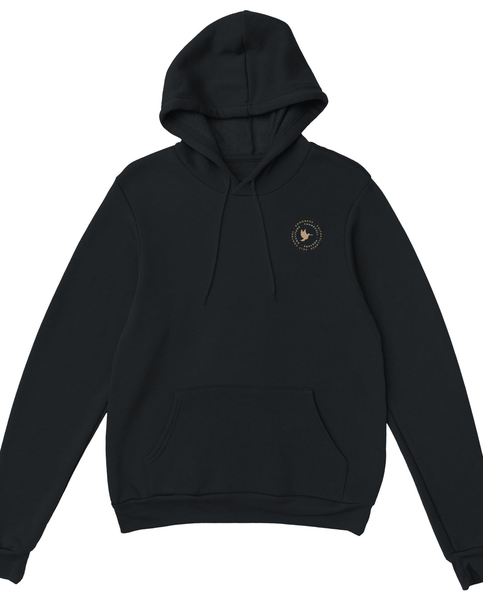 Minimalist Text Hoodie – PFACP Craig Tried Speech Oversized Comfort