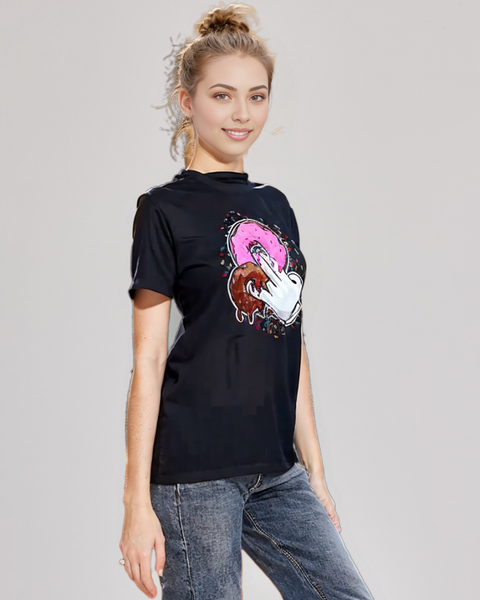 T-Shirts Pink Donut Graphic Tees