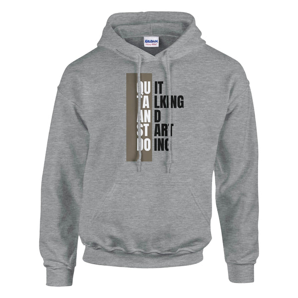 Minimalist Inspirational Hoodie – Don't Imagine Believe