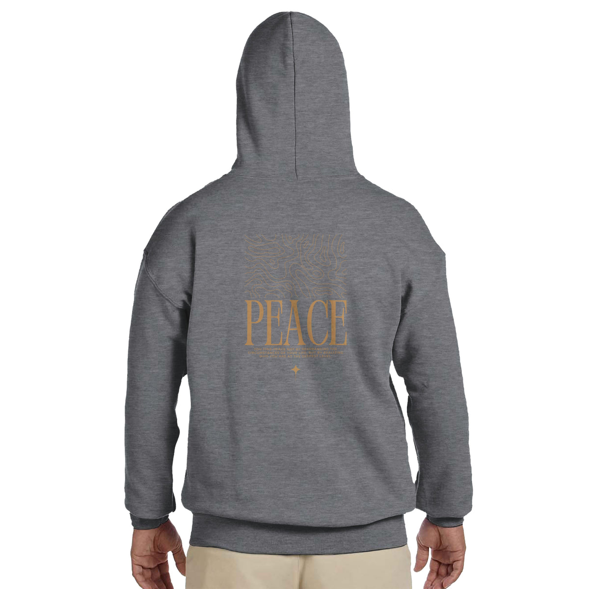 Minimalist Text Hoodie – PFACP Craig Tried Speech Oversized Comfort