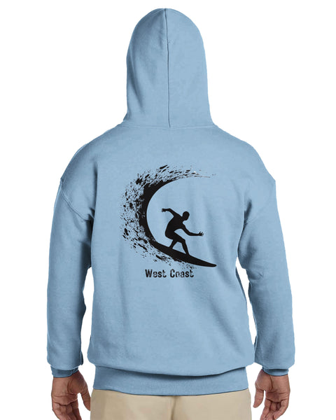 West Coast Surf Hoodie – Ride the Street Wave