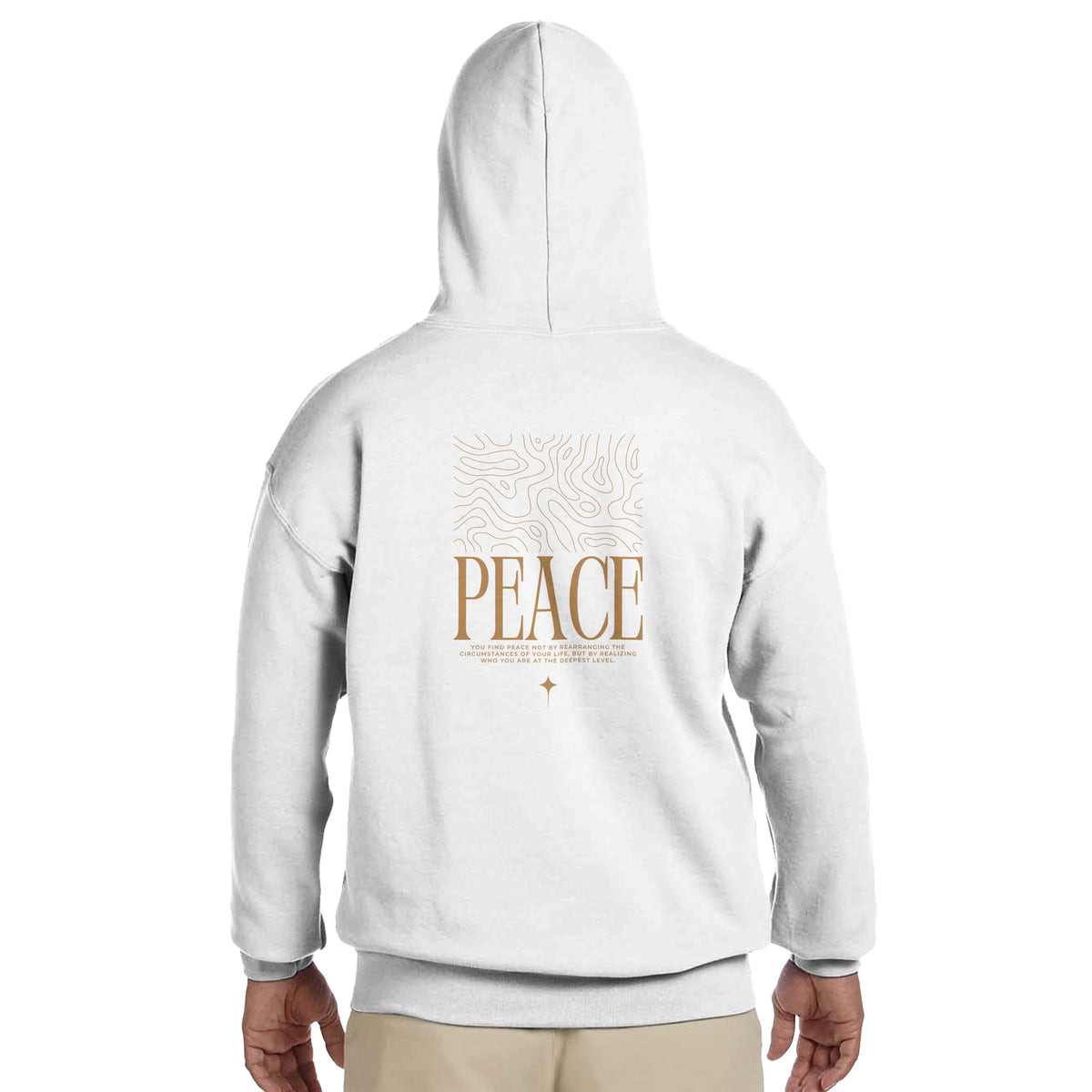 Minimalist Text Hoodie – PFACP Craig Tried Speech Oversized Comfort