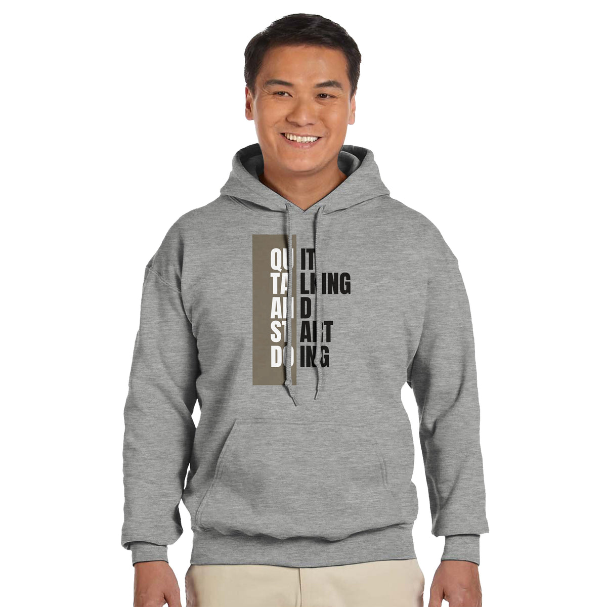 Minimalist Inspirational Hoodie – Don't Imagine Believe