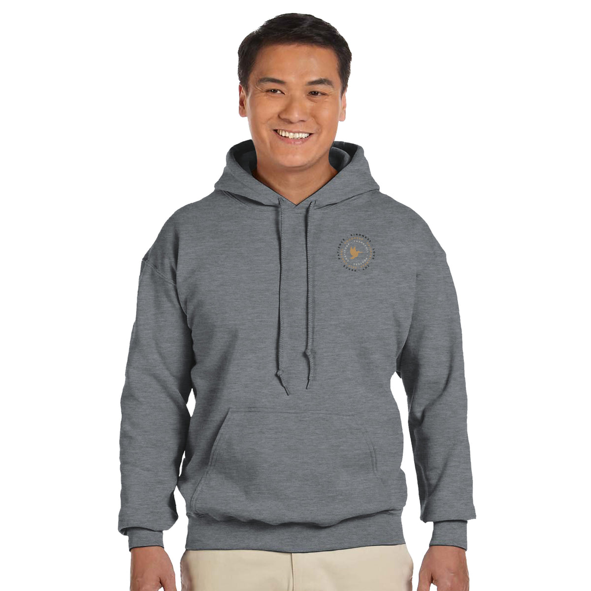 Minimalist Text Hoodie – PFACP Craig Tried Speech Oversized Comfort