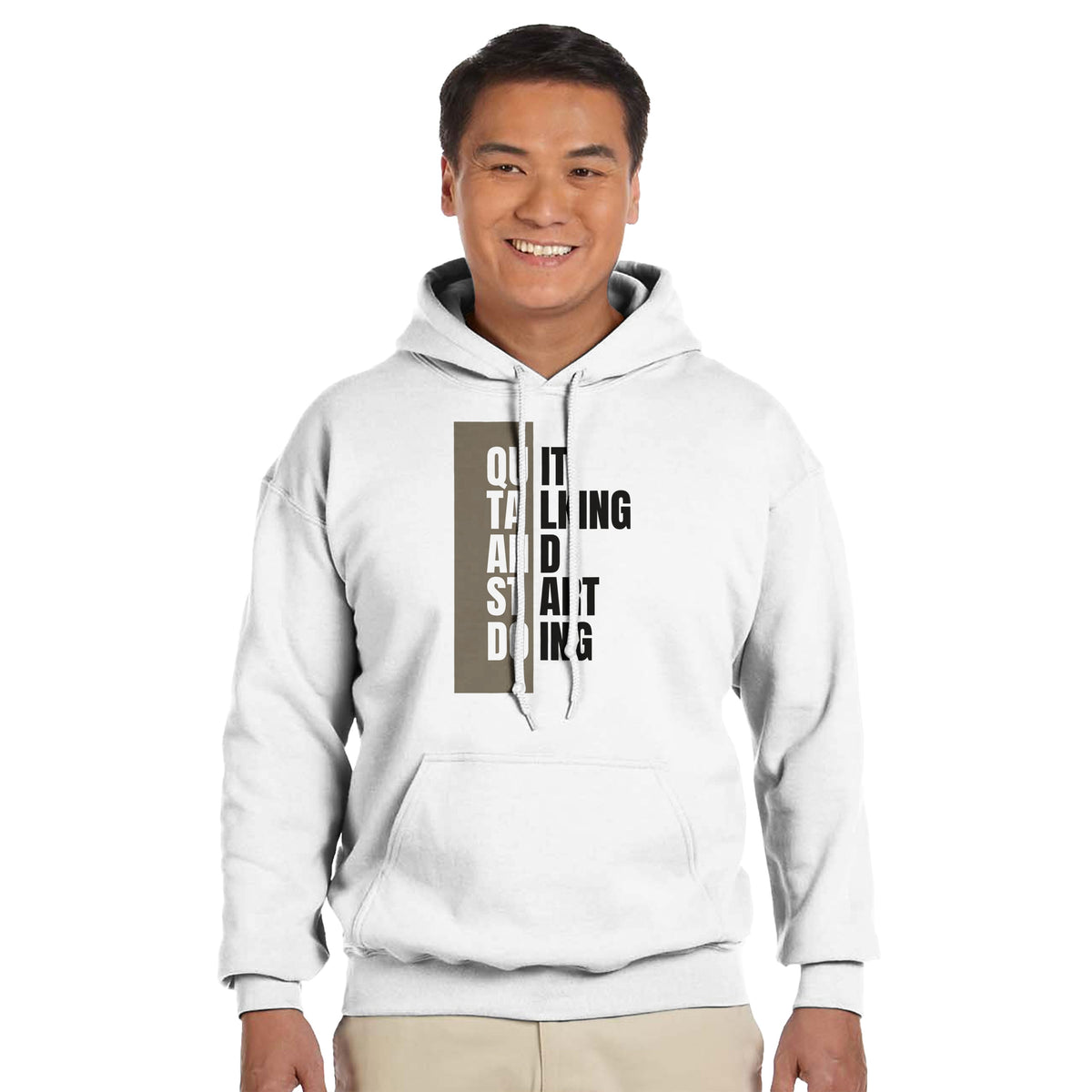 Minimalist Inspirational Hoodie – Don't Imagine Believe