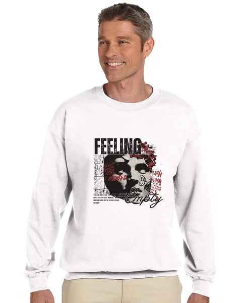 “Feeling Empty” Graphic Sweatshirt – Urban Art Streetwear Statement Piece