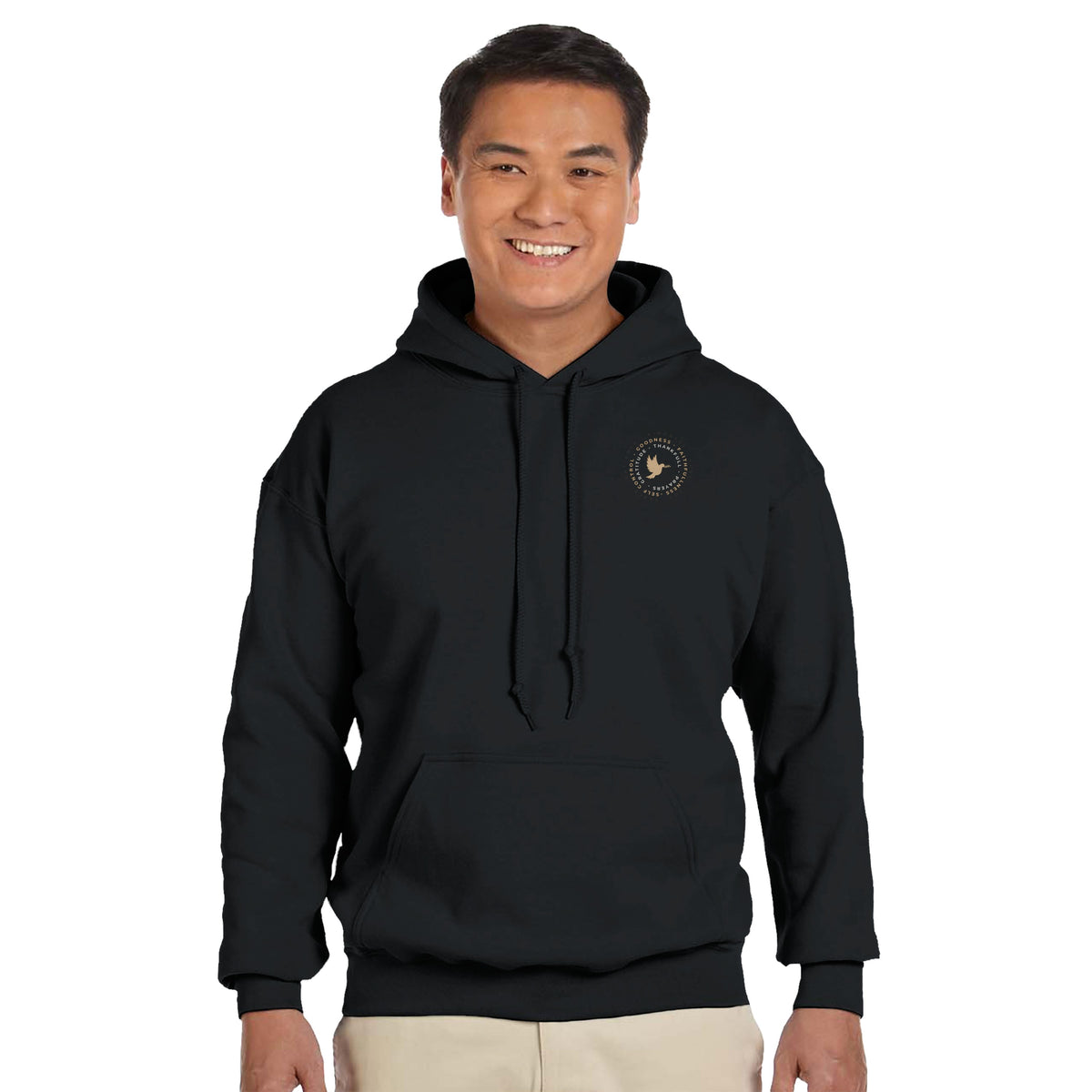 Minimalist Text Hoodie – PFACP Craig Tried Speech Oversized Comfort