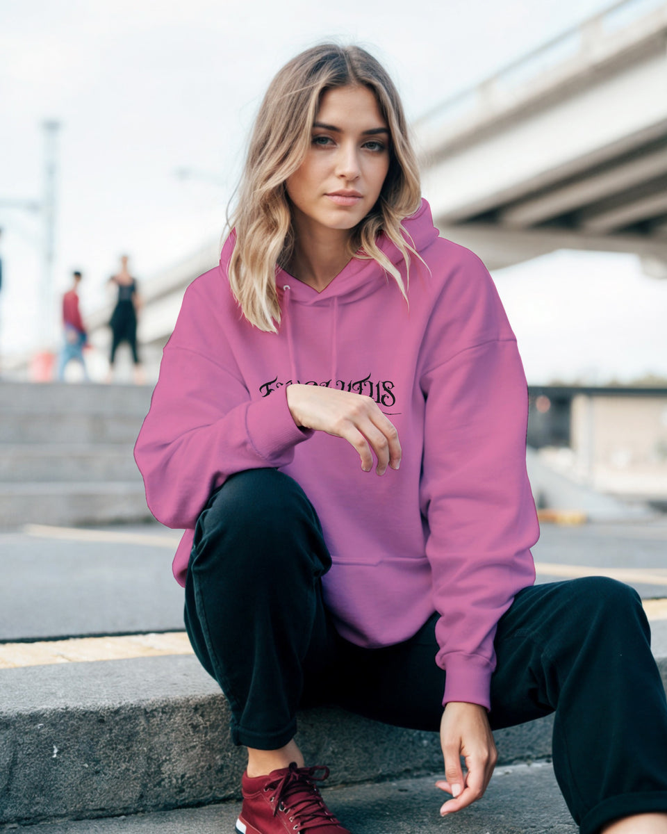 Gothic Hoodie with EXSOLITUS Text – Streetwear Aesthetic Unisex Pullover – Grunge Darkcore Sweatshirt